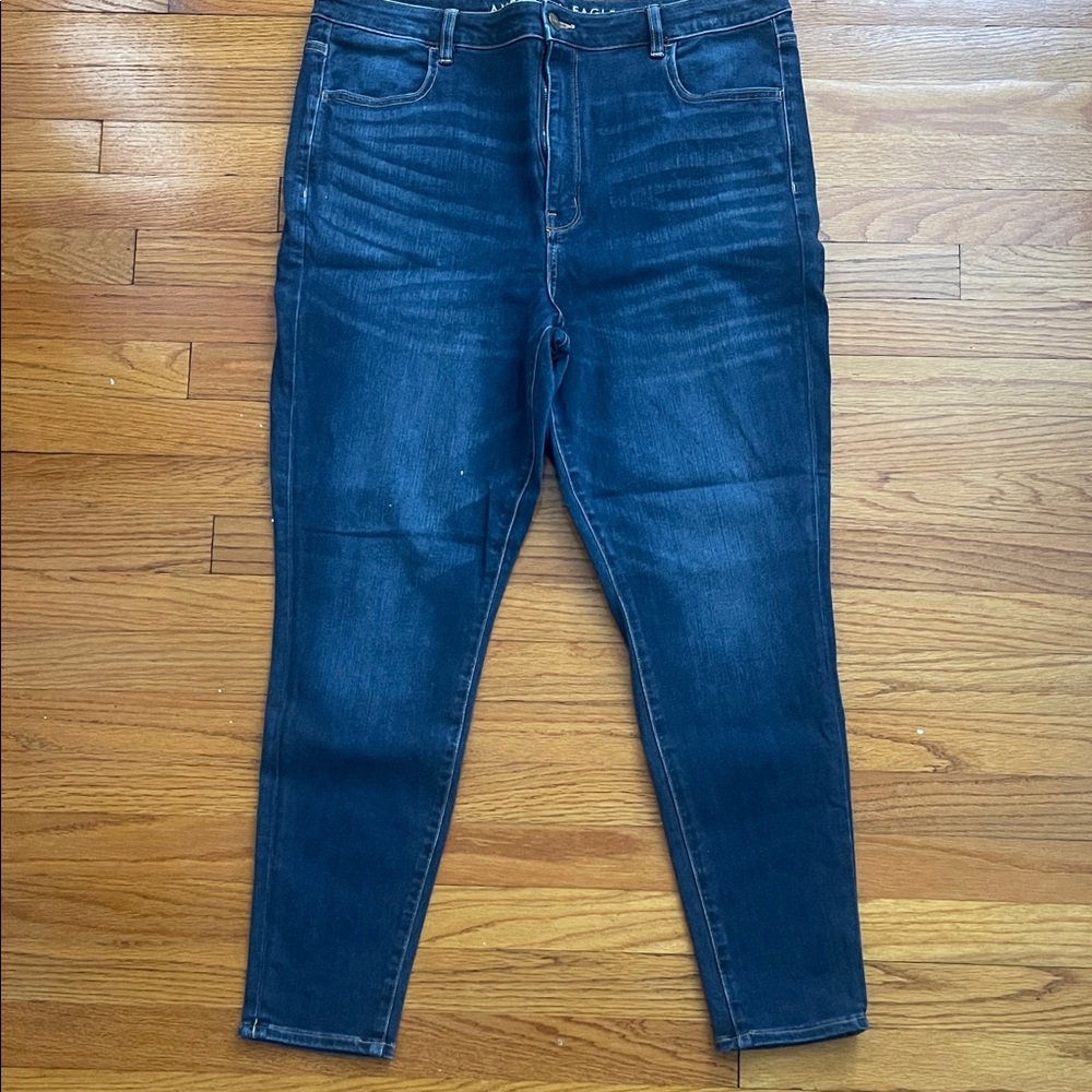 American Eagle Outfitters Dark Blue Skinny Jeans